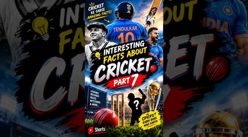 Interesting Facts About Cricket(Pt.7)😱. #viral #trending #cricket #shorts #sports