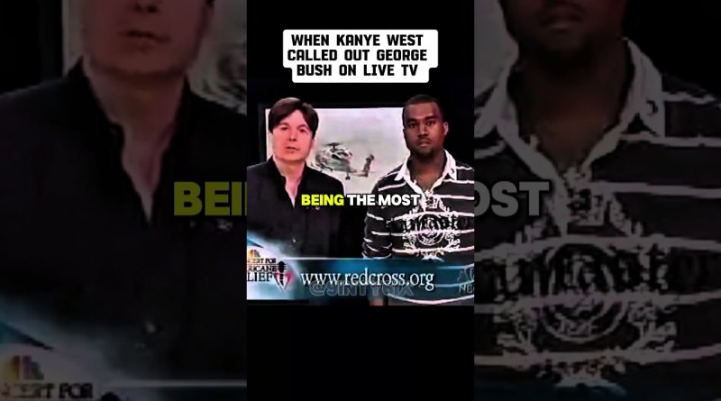 When Kanye West Called Out George Bush