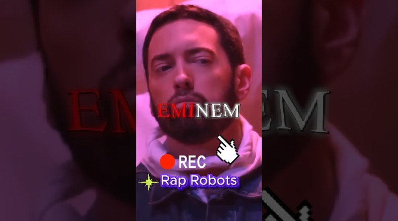 Rap Robots🔥| The Greatest Rappers of All Time!! | #rap  #rapper  #hiphop #eminem #short  #music
