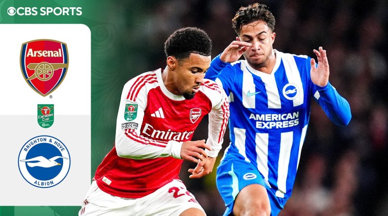 Arsenal vs. Brighton: Extended Highlights | Carabao Cup Fourth Round | CBS Sports Golazo