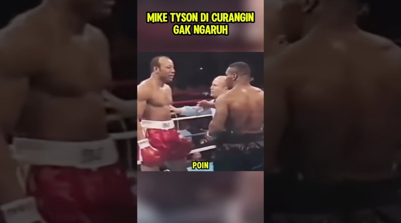 MIKE TYSON DICURANGIN GAK NGARUH #boxing #sports #mma #shorts