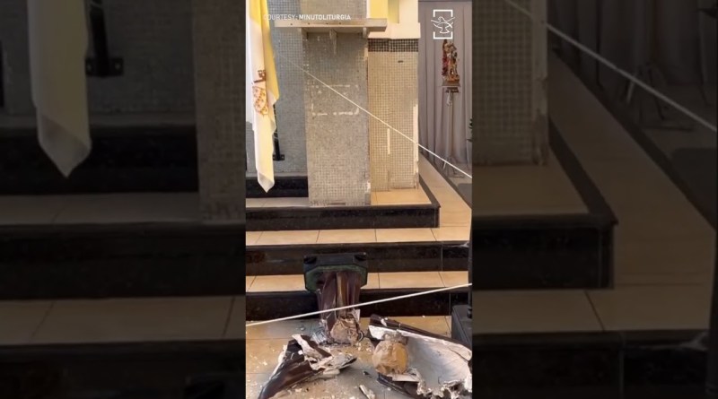 Historic St. Benedict Church Vandalized in Brazil | Shalom World News