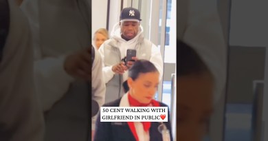 50 CENT WALKING WITH GIRLFRIEND IN PUBLIC❤️ #rap #music #hiphop #rapmusic #starworld #50cent #short