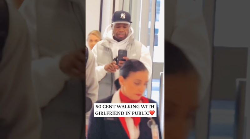 50 CENT WALKING WITH GIRLFRIEND IN PUBLIC❤️ #rap #music #hiphop #rapmusic #starworld #50cent #short