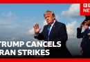 Trump cancels Iran strikes subject to deal being made 'rapidly' | BBC News
