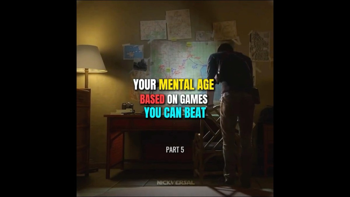 YOUR MENTAL AGE BASED ON GAMES YOU CAN BEAT #gaming #games #ps5 #ps4 #editing #shorts