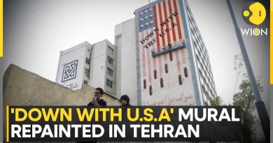 Iran Repaints ‘Down With USA’ Mural Amid Rising Tensions | World News | WION