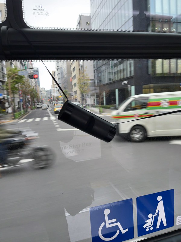 Toei Bus window Toei Bus window
