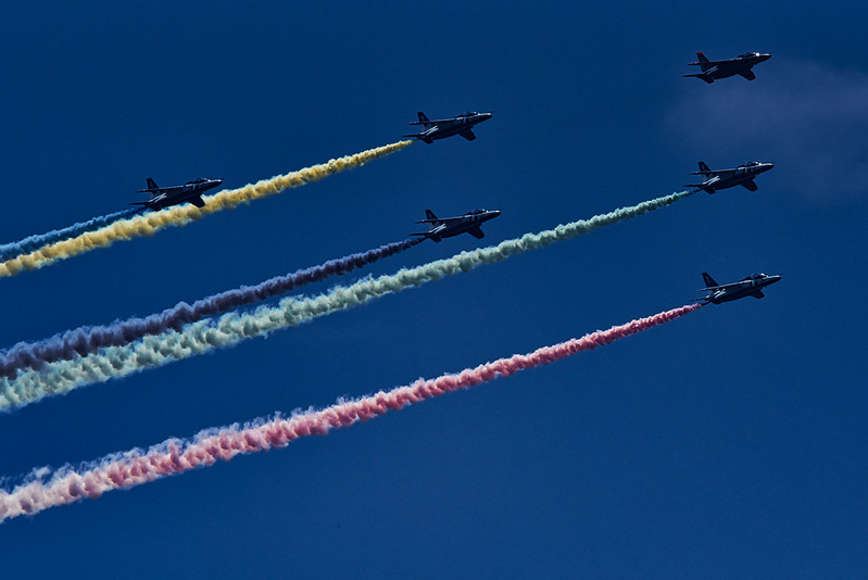 Blue impulse demo flight Blue impulse demo flight