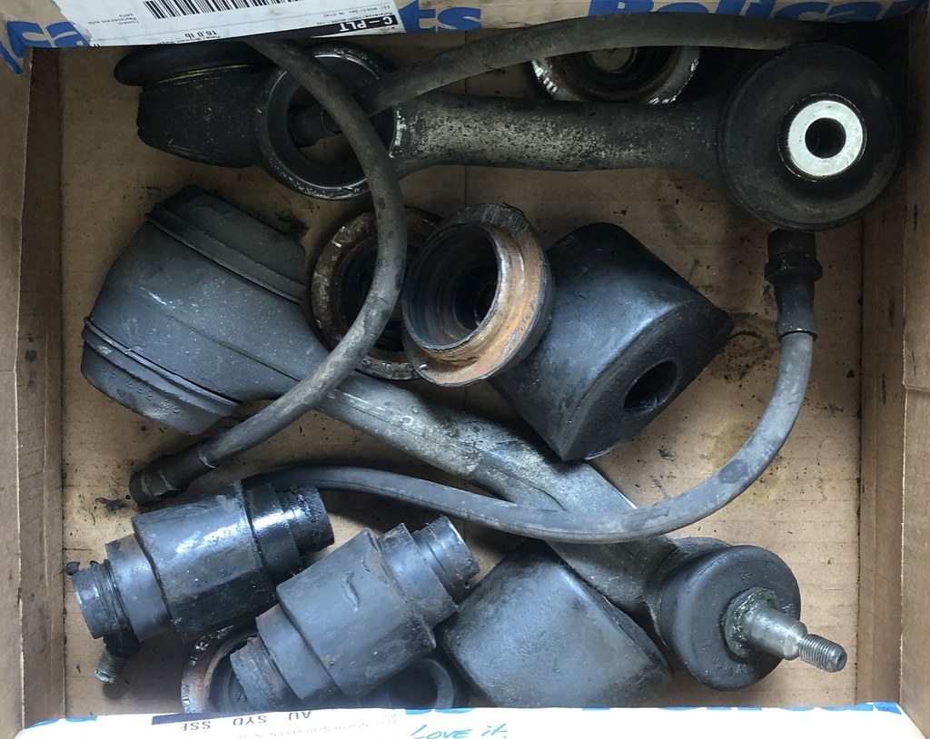560SEL front suspension rebuild
