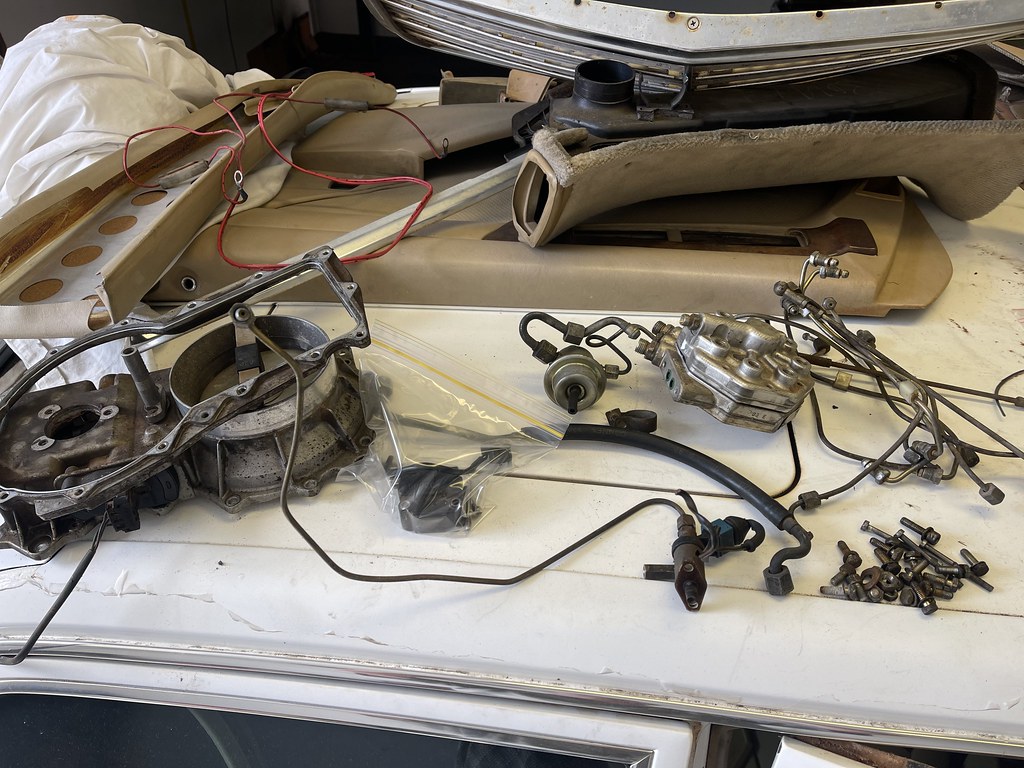 420SEL parts car update