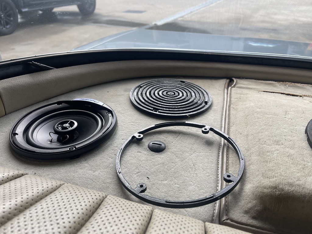 450SLC 3D printed rear speaker trims
