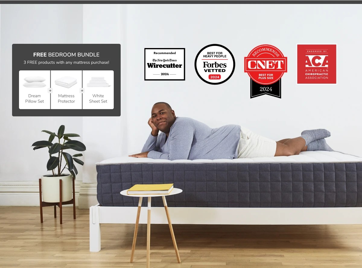 Shop the Helix Plus Mattress for Plus Size Sleepers Helix Sleep