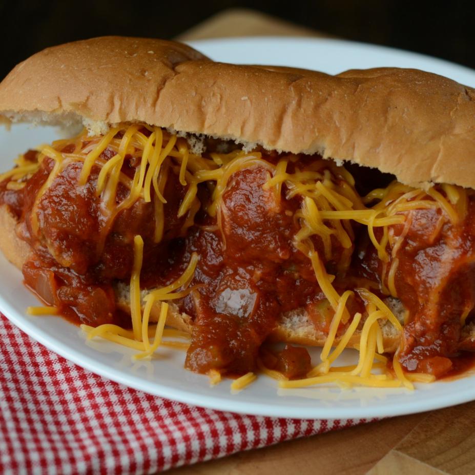 Slow Cooker Cheeseburger Meatball Sandwiches Lunch Version Once A