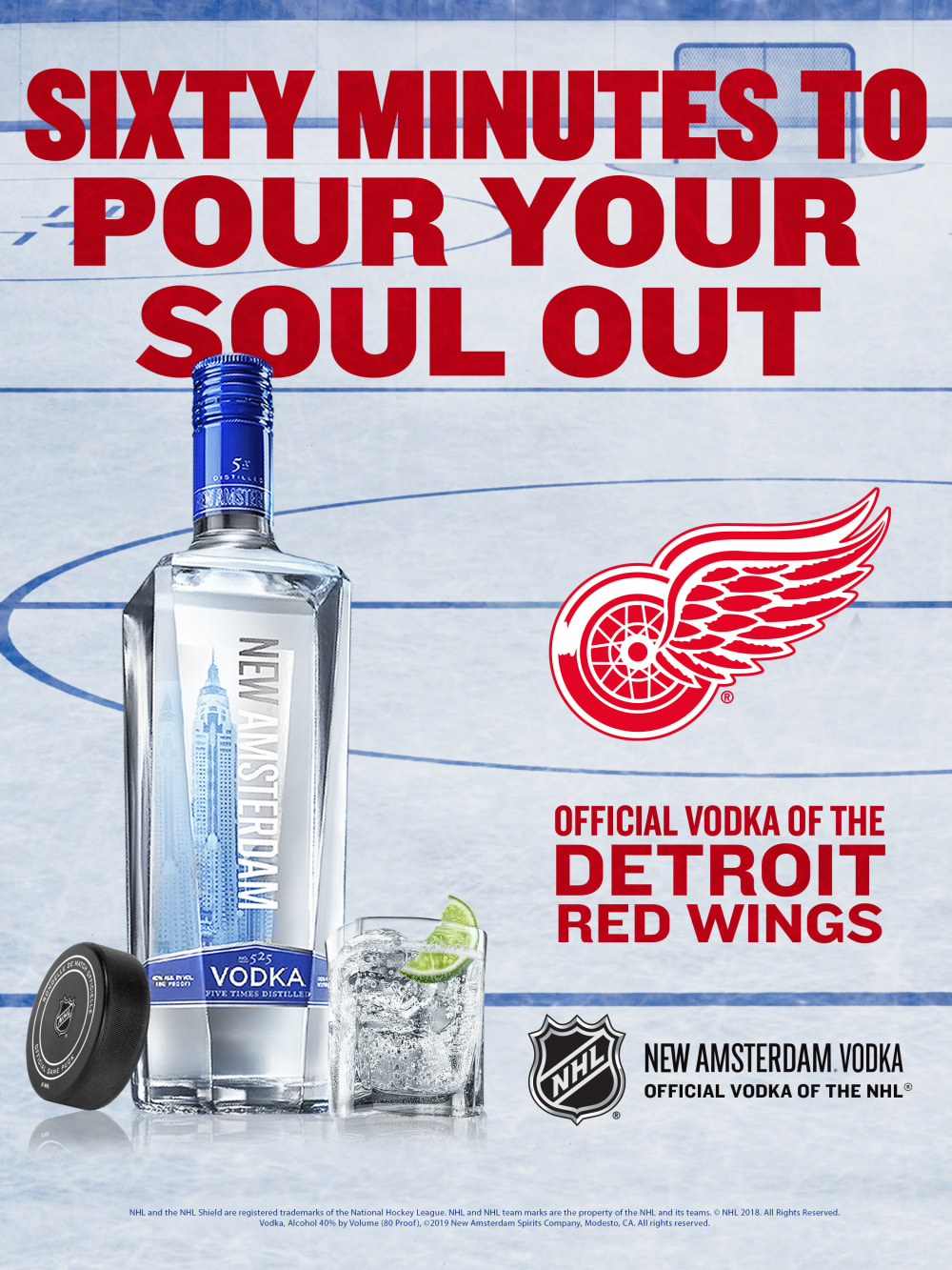New Amsterdam Vodka Official Vodka of the NHL Moosylvania Worldwide