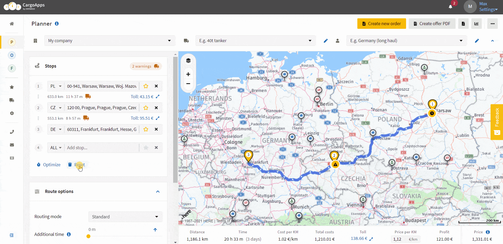 IMPARGO's transportation and logistics glossary