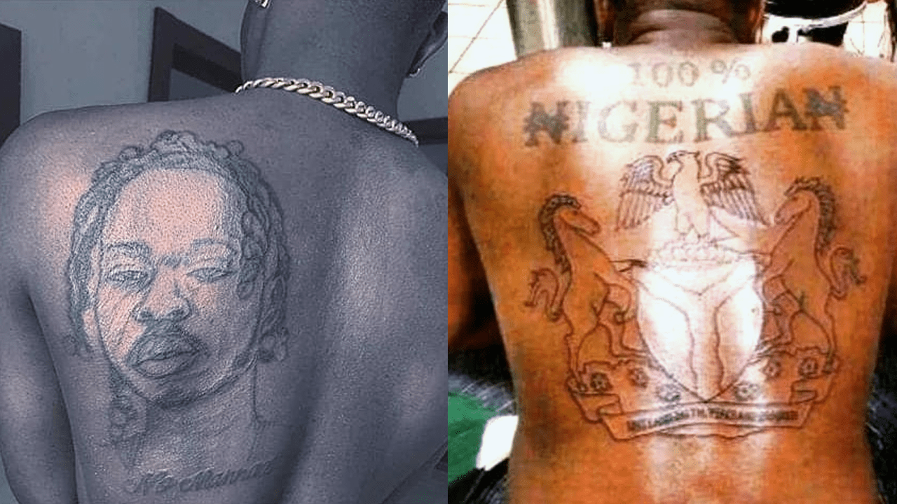 7 Most RIDICULOUS Nigerian Tattoos (Photos). Blush