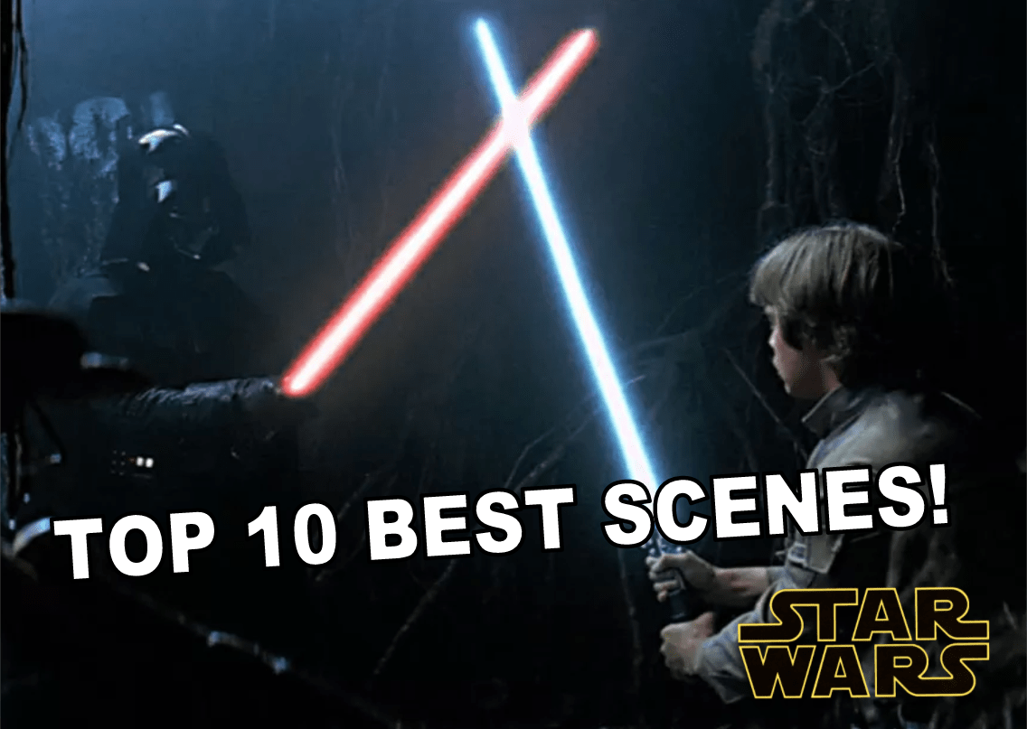 Top 10 Best Scenes in 'Star Wars!'