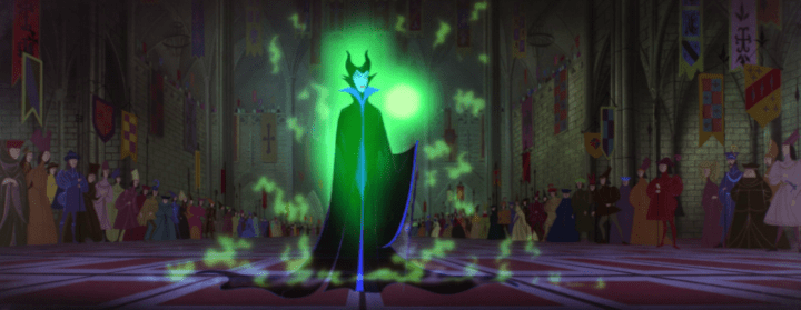 Scary Disney Sleeping Beauty Maleficent, The Spindle Wheel and the