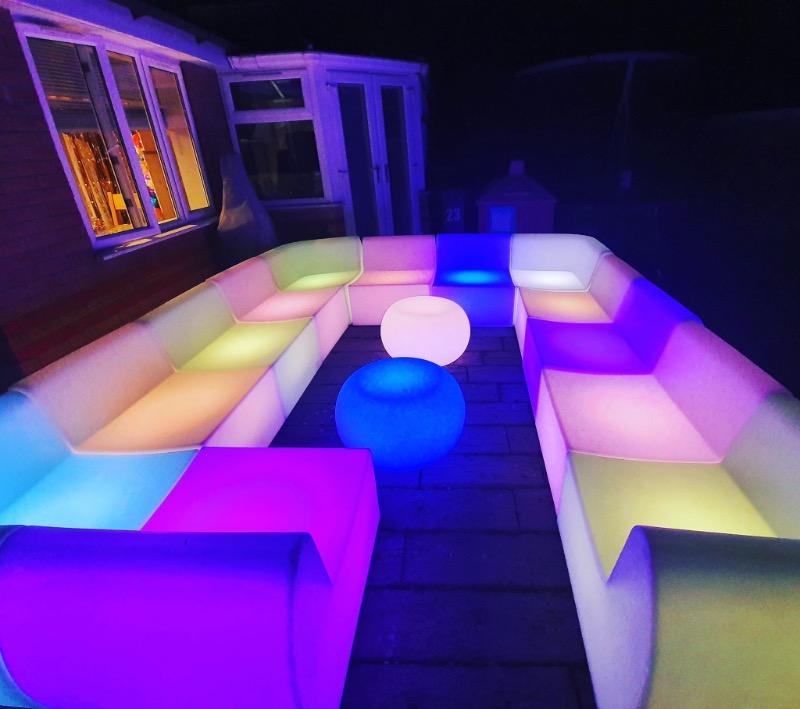 Led Sofa Let It Glow LED Event Hire