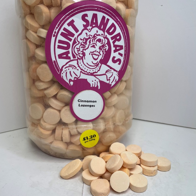 Cinnamon Lozenges Handmade Candies in Belfast