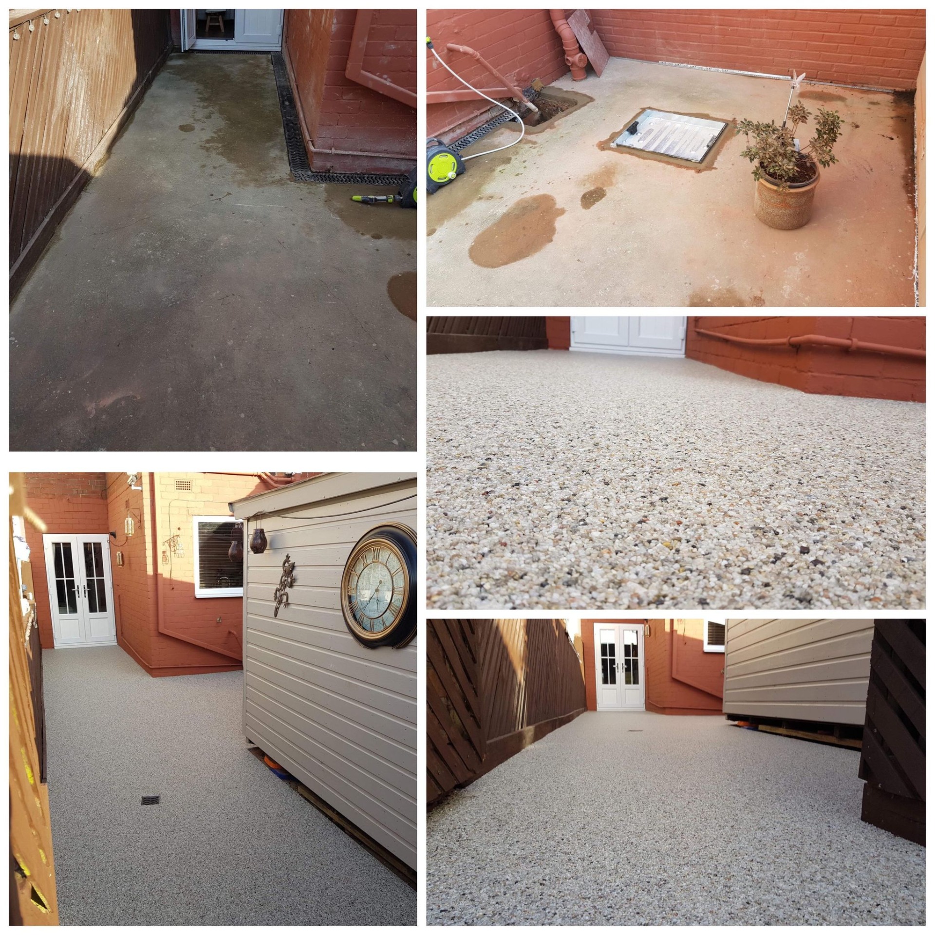 New Resin Bound Garden Area In Skellow, Doncaster Bespoke Resin The