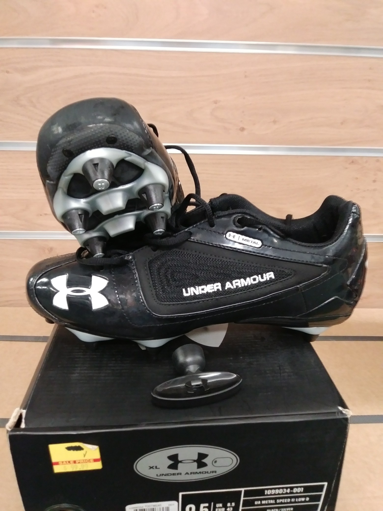 Under Armour UA Metal Speed II Low D Football Cleats eBay