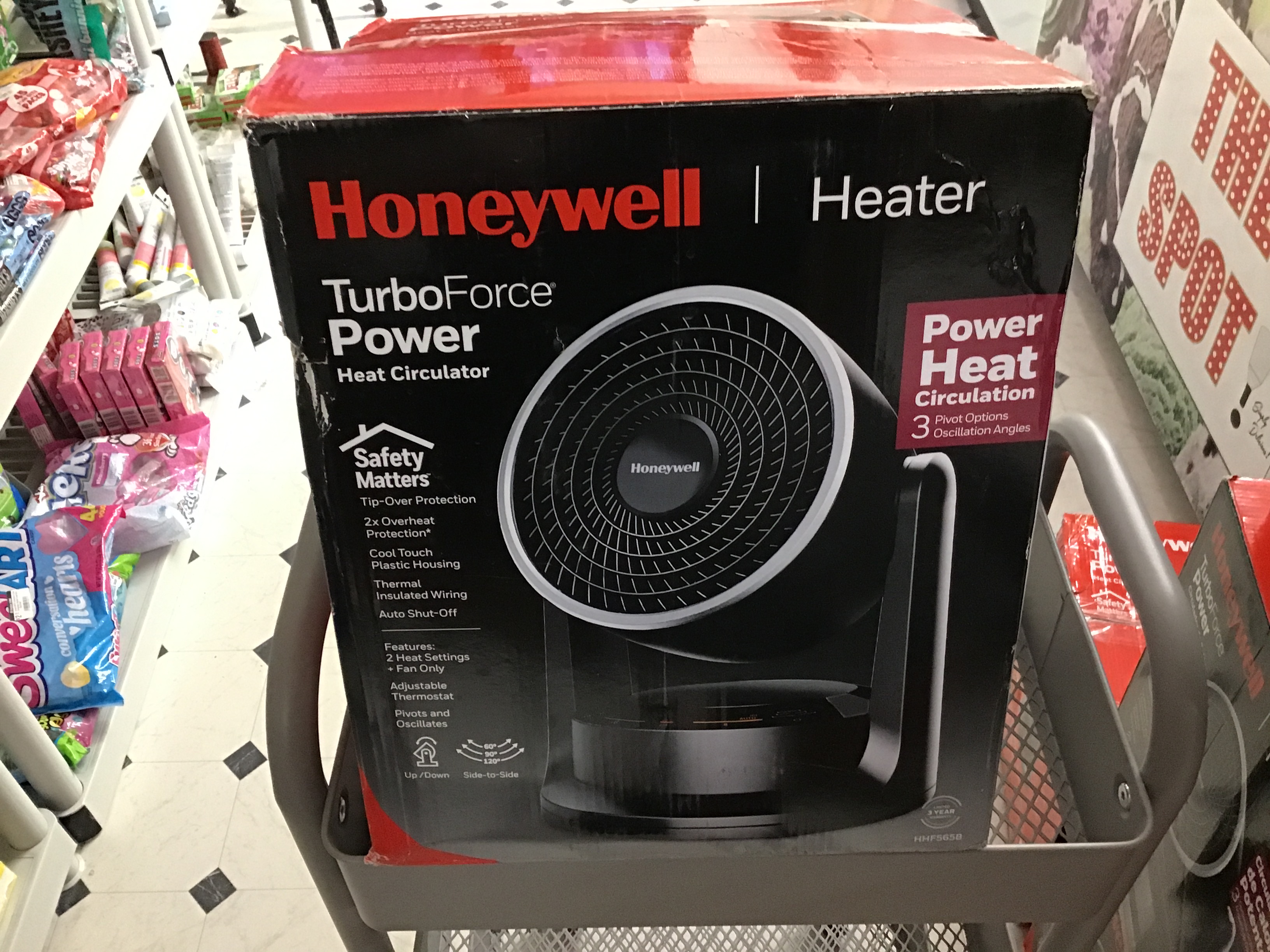 Honeywell Turbo Force Digital Heater Fan HHF565B New eBay