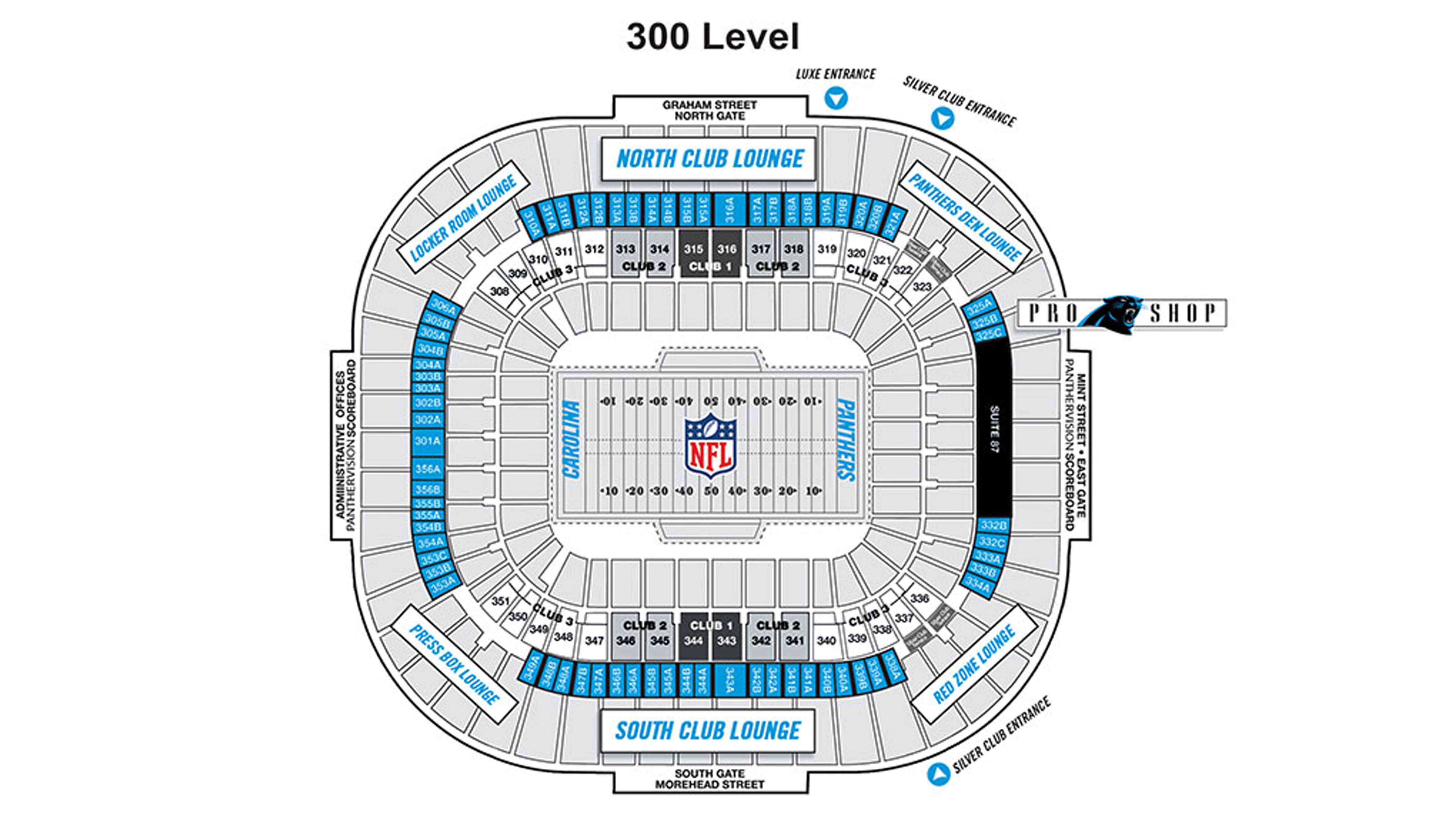 Bank Of America Stadium Seating Chart Club Level | Brokeasshome.com