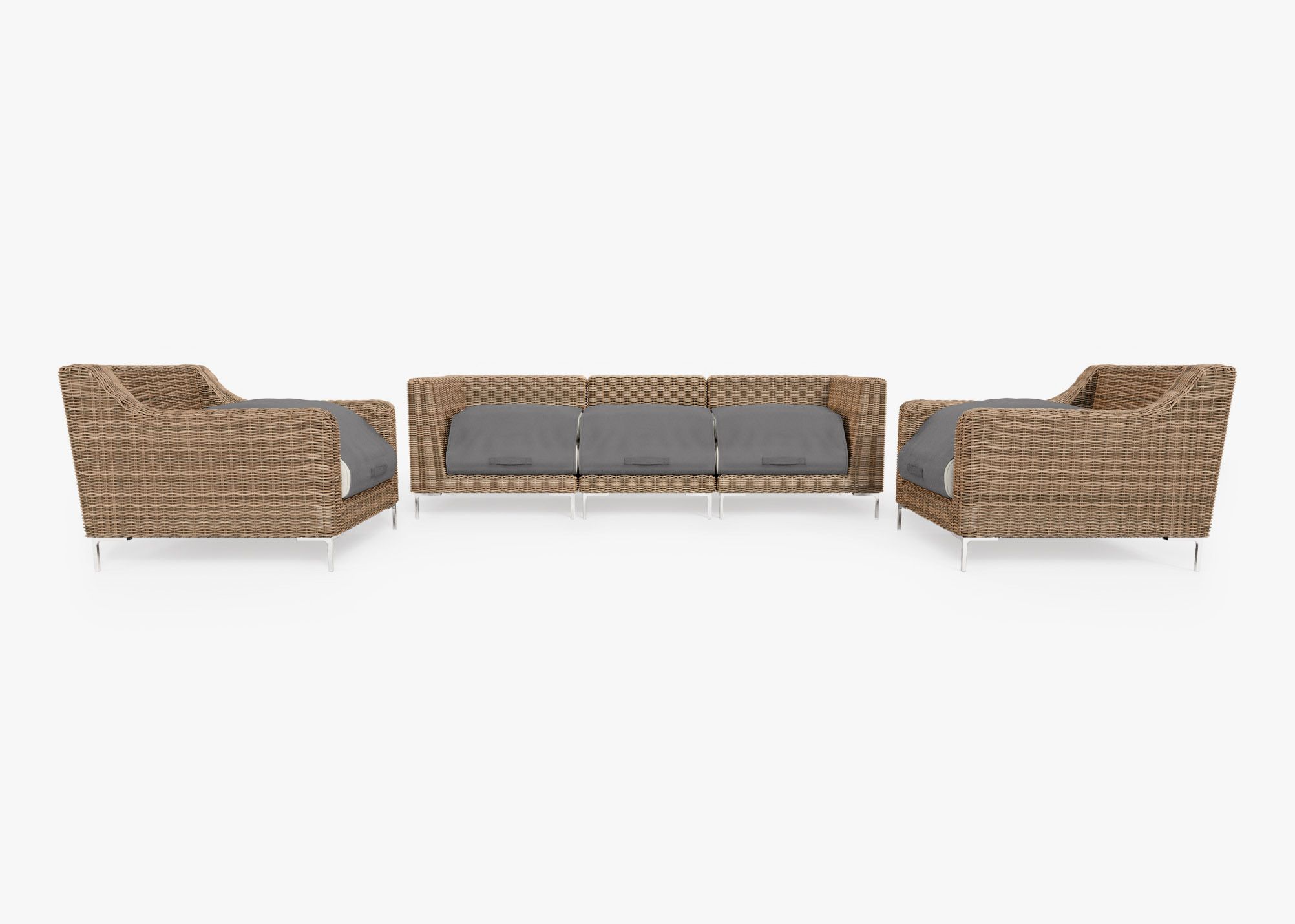Outer Modular Outdoor Brown Wicker Furniture · Outer