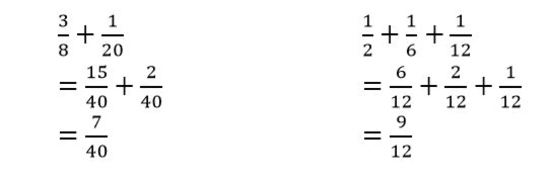 How to Add Fractions With Different Denominators - Full Guide
