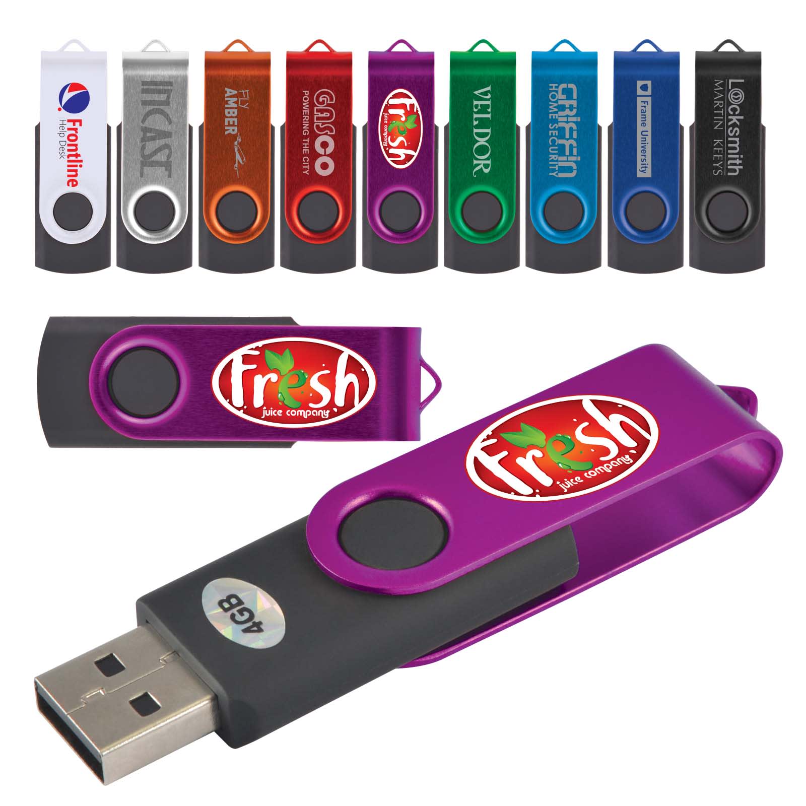 Swivel USB Flash Drive Modern Promotions