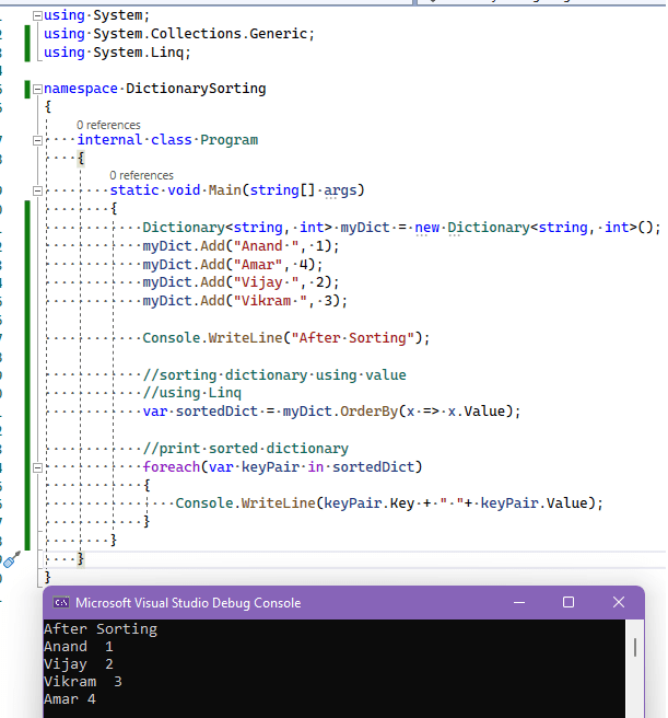 Sort Dictionary by Value in C QA With Experts