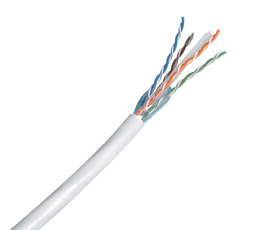 installation cable Cat. 6A, U/UTP, 4P, 650MHz, AWG23, LSZH grey, B2ca