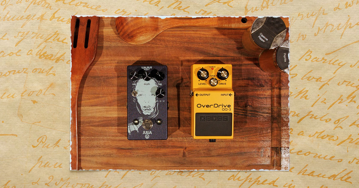 Synth Bass with Overdrive & Chorus Pedals Sound Recipes Reverb