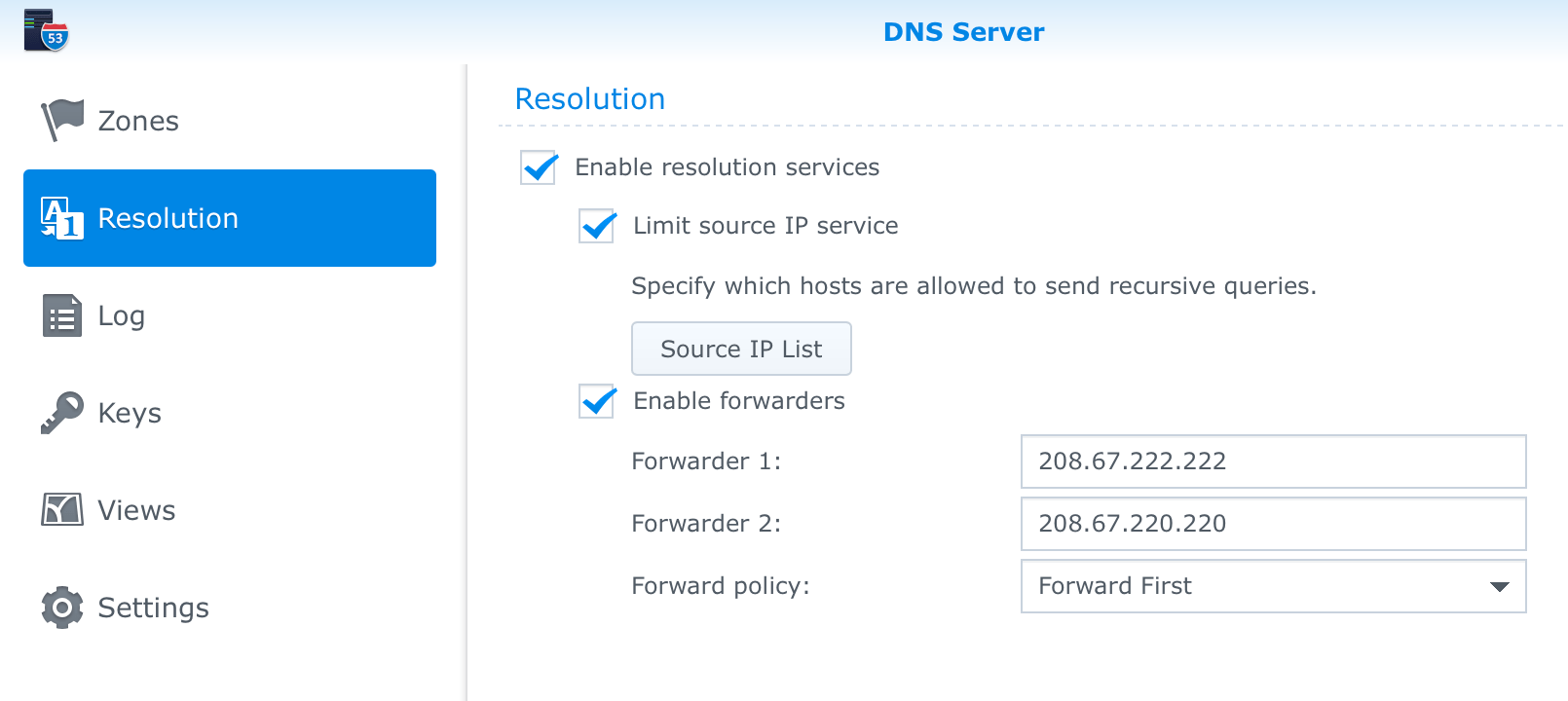 Configuring Synology for Forward and Reverse Internal DNS Resolution