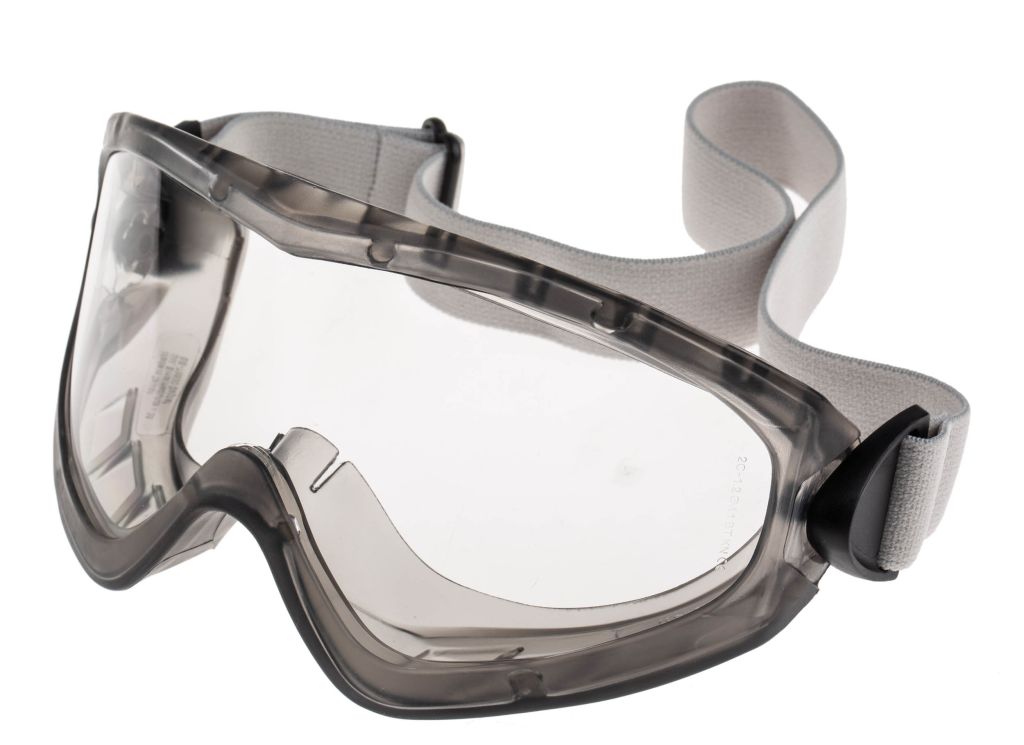 3M 2890, Scratch Resistant AntiMist Safety Goggles with Clear Lenses