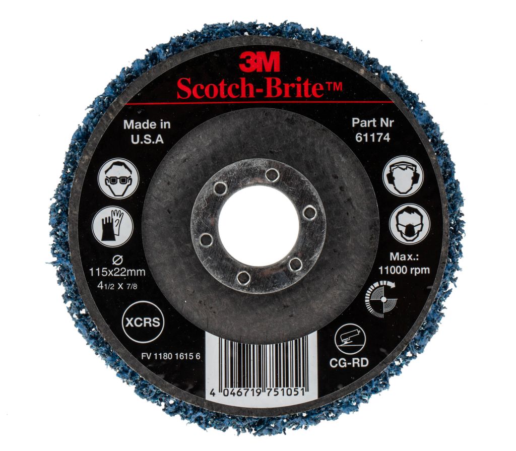 3M Silicon Carbide Sanding Disc, 115mm, Extra Coarse Grade RS