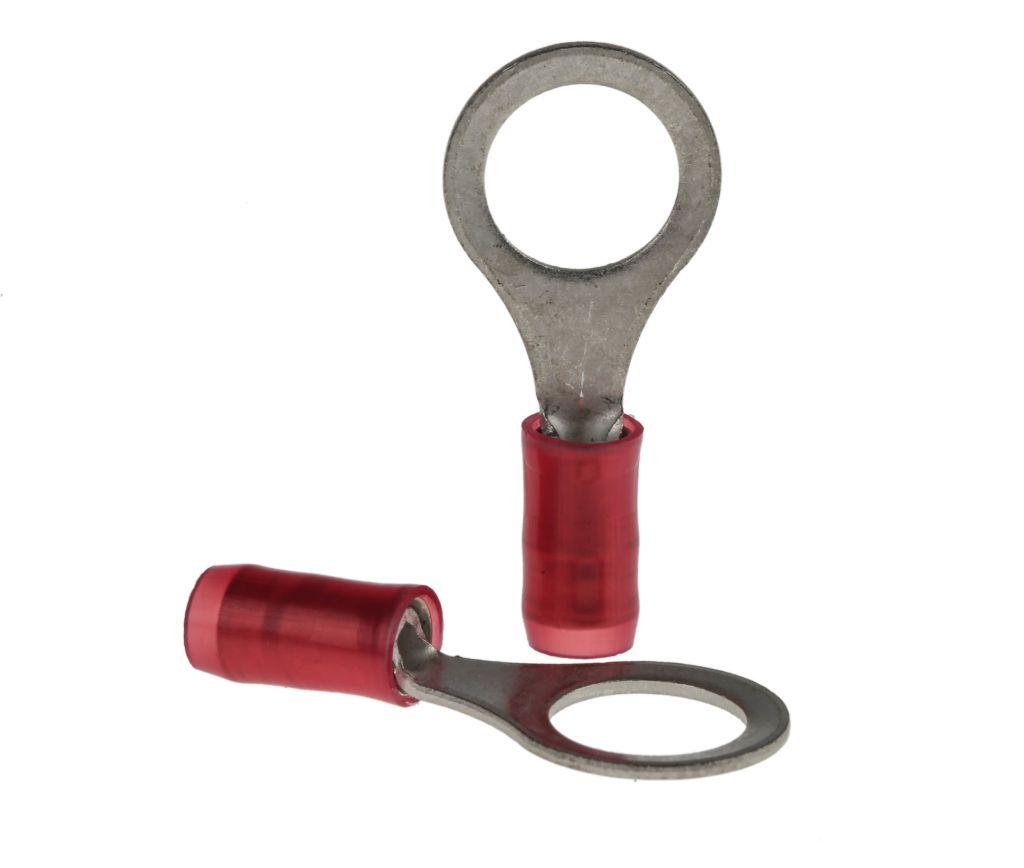 TE Connectivity, PIDG Insulated Ring Terminal, M8 Stud Size, 0.26mm² to