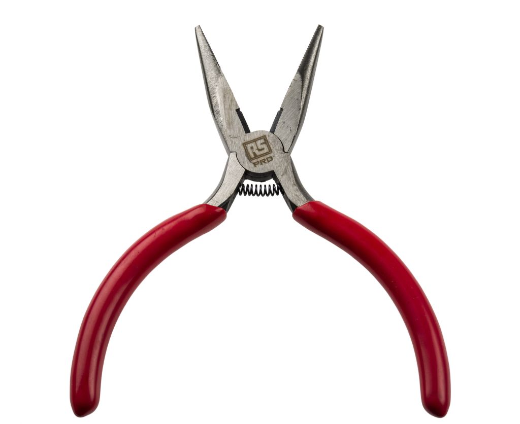 RS PRO Chrome Vanadium Steel Pliers Long Nose Pliers, 120 mm Overall
