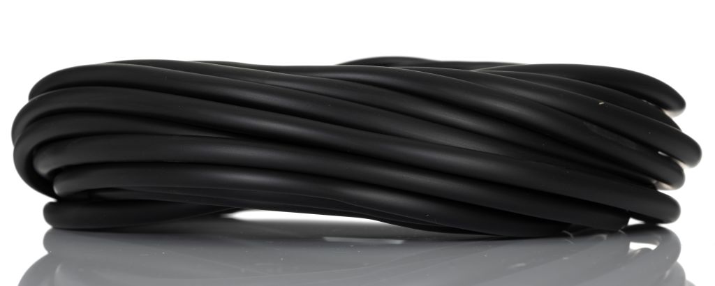 RS PRO PVC Black Cable Sleeve, 6mm Diameter, 10m Length RS Components