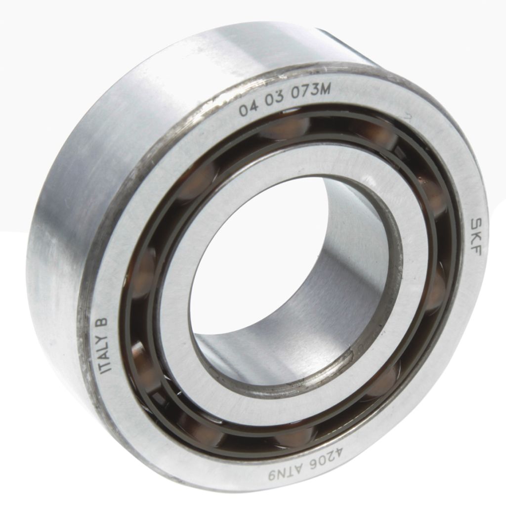 SKF Deep Groove Ball Bearing - Plain Race Type, 30mm I.D, 62mm O.D - RS