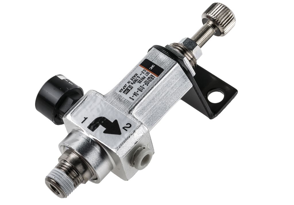 SMC M5 x 0.8, R 1/8 Pneumatic Regulator 0.2MPa to 0.7MPa, 1/8 in, M5