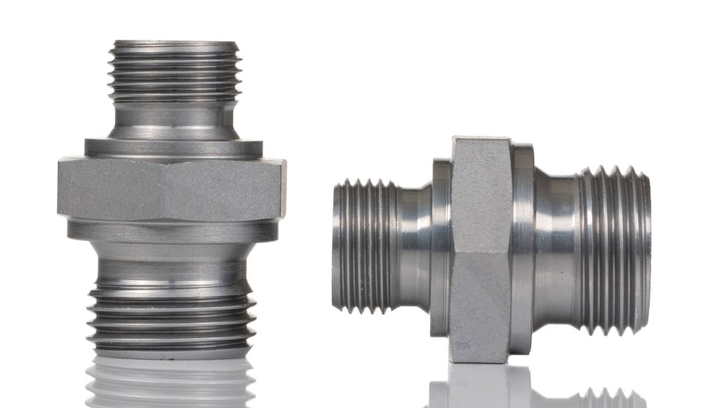 Parker Hydraulic Straight Threaded Adaptor G 3/8 Male to G 1/2 Male, 8