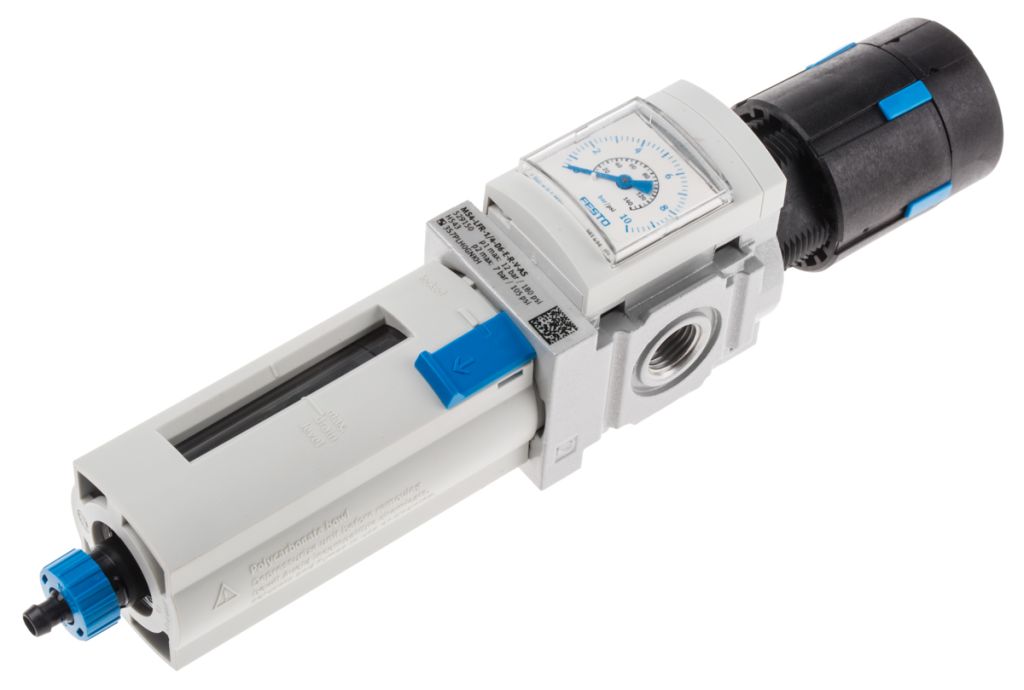 Festo MS4LFR Filter Regulator, 40μm, G 1/4, Automatic RS Components