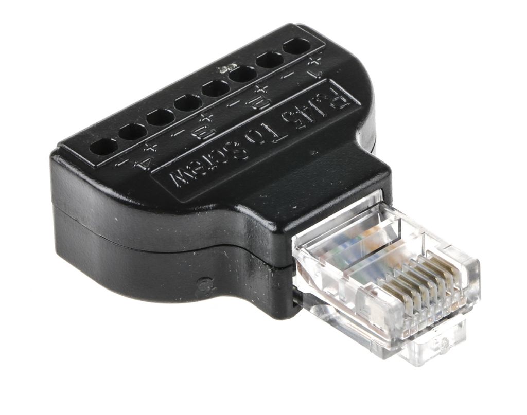 RS PRO RJ45, Terminal Block Adapter, 8 Port RS Components Indonesia