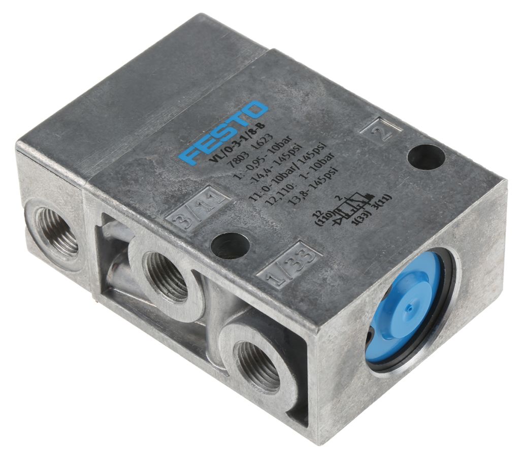 Festo 3/2 Pneumatic Solenoid Valve Pneumatic G 1/8 Classic Tiger