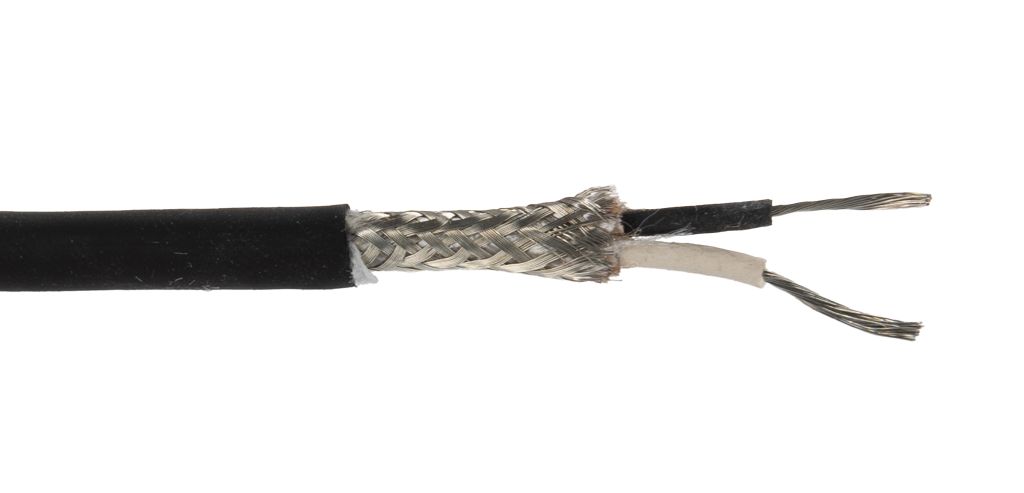 Belden Screened 2 Core Microphone Cable, 0.52 mm² CSA, 6.65mm od, 30m