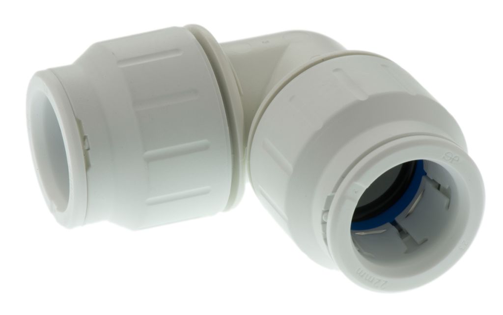 John Guest 90° Elbow PVC Pipe Fitting, 22mm RS Components Vietnam