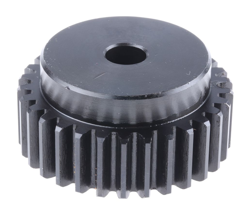 RS PRO Steel 30 Teeth Spur Gear, 2 Module, 12mm Bore Diam, 60mm Pitch